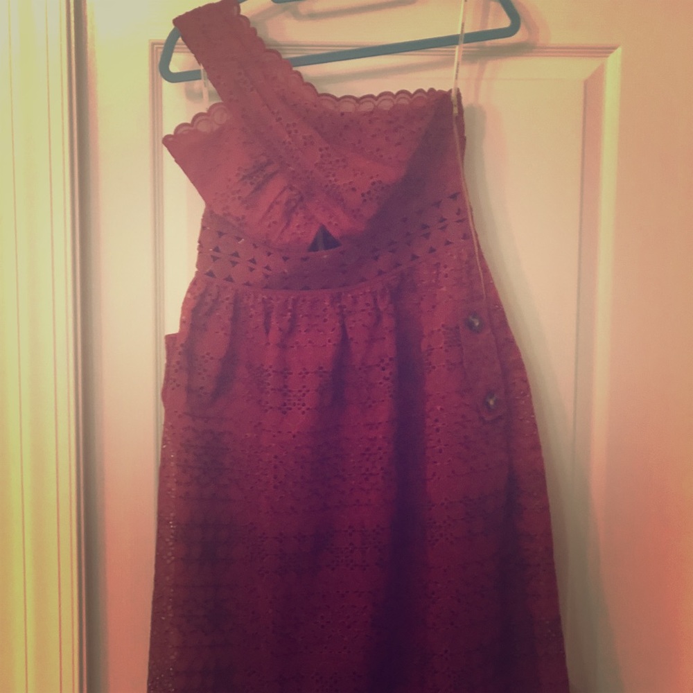 Self Portrait One Shoulder Dress